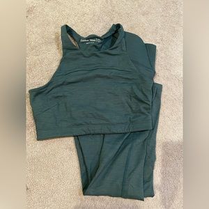 Outdoor Voices TechSweat Legging and Cropped Tank Set